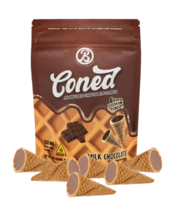 CONED Delta-9 THC Chocolate Cones - 25mg per piece