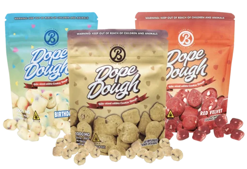 Delta-9 THC cookie dough edibles