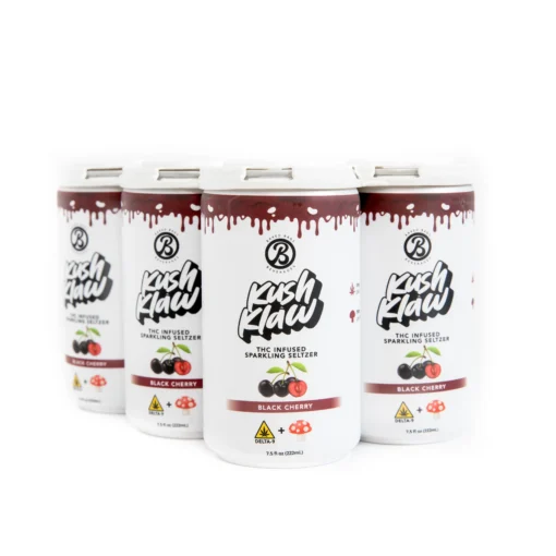 Kush Klaw – Black Cherry – Infused Sparkling Seltzer